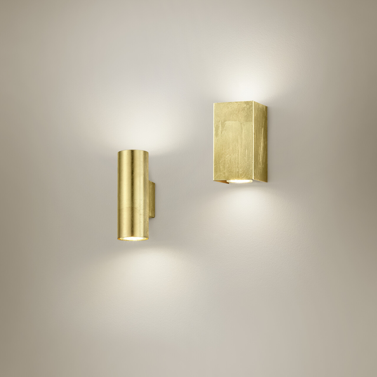 Aplica de perete Cleo, TRIO, 8x8x15 cm, 35W, 2x GU10, metal, auriu - imagine 3
